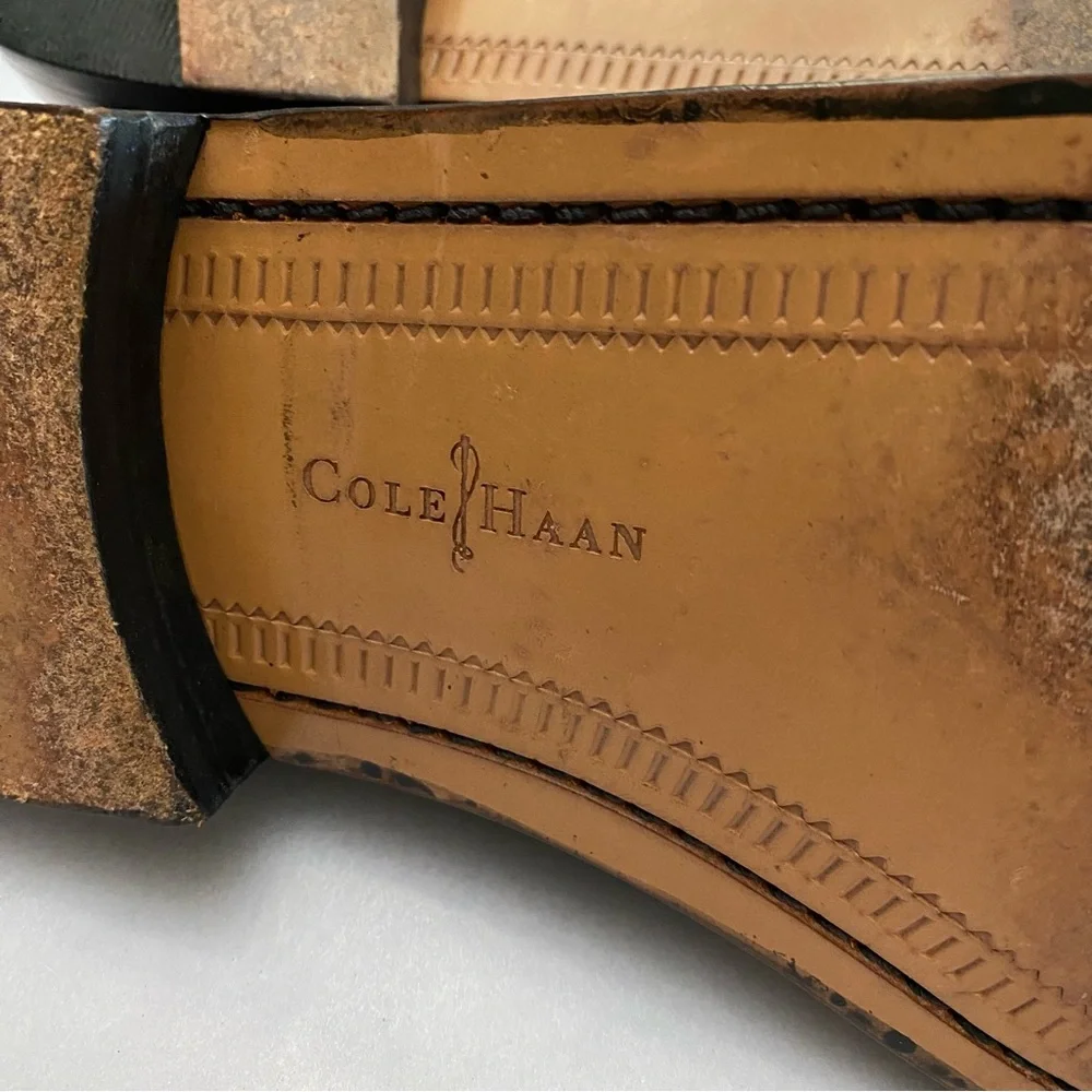 Cole Haan‎ Men’s Rich Chocolate Classic Modern Cap Oxford Lace Up Dress Shoe 9.5